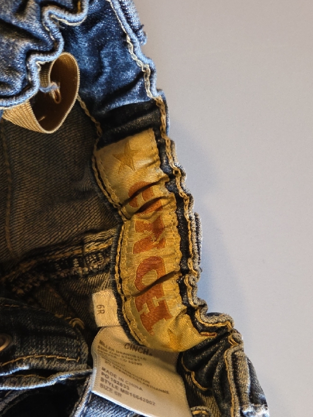 Cinch Kids Dark Blue Denim Jeans - Picture 3 of 5